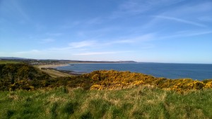 View to Portgordon from the 15th tee