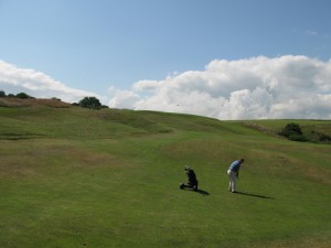 Uphill approach to the Par 4 10th